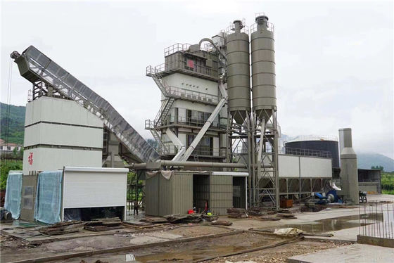 qualidade  120TPH Automated Stationary Asphalt Mixing Plant Environmental Protection fábrica