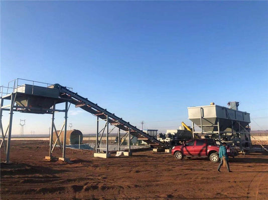 O eixo gêmeo fácil de usar forçou a planta de mistura estabilizada 700t/H do solo