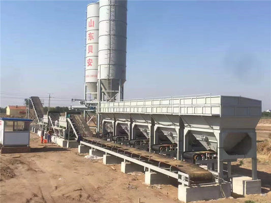 Instalação de estabilização de solo de cascalho para projetos de construção