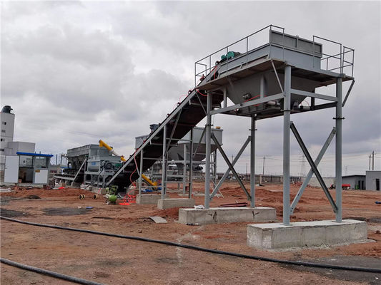Eficiência elevada de medição automatizada da planta de mistura 140KW do cimento do solo 500t/H