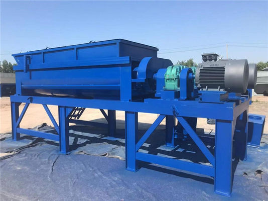 Máquina de tratamento por lotes do misturador da planta do motor dobro para a planta de mistura do cimento do solo