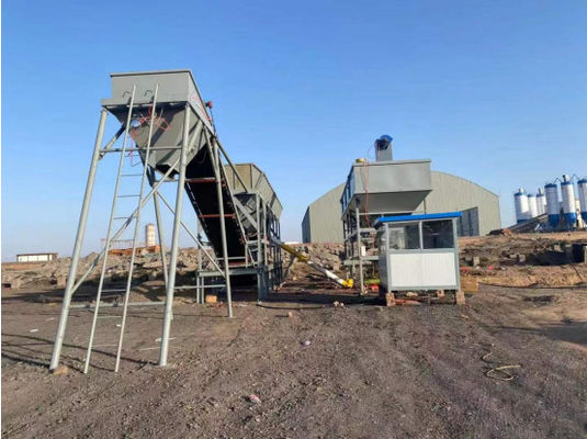 Mineração Estação de mistura estabilizada por água móvel portátil sem fundação