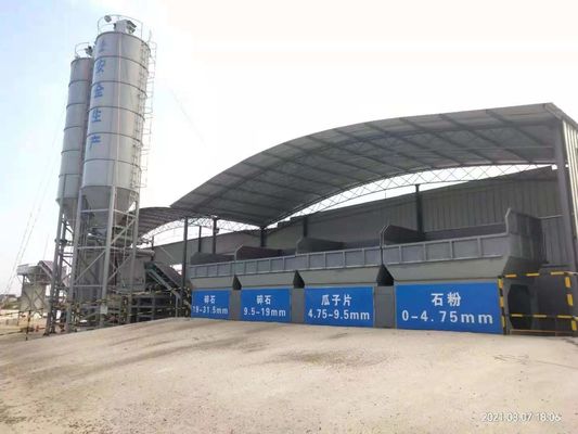 WDJ300/400/500/600 Instalação móvel de mistura de solos
