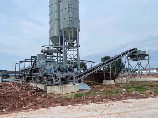 Estrutura combinada Instalação móvel de mistura de solos Capacidade 300-600 t/h