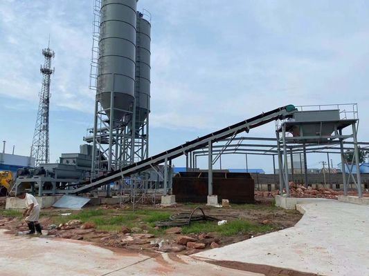 Instalação de mistura de solo estabilizada de alta capacidade de 300-600 t/h com processo de produção estável
